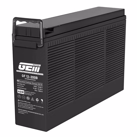 12V200ah AGM Gel Front Terminal Deep Cycle Solar UPS Battery for Telecom